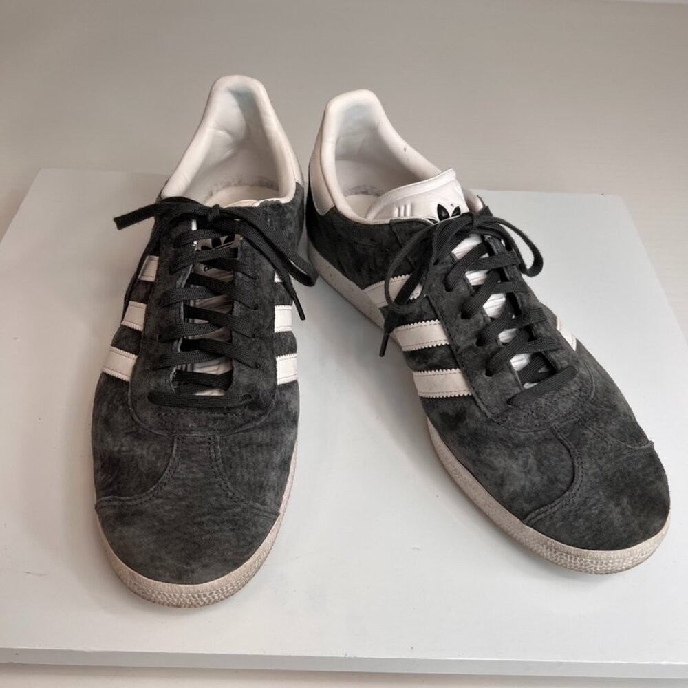 Adidas Shoe Men 11 Gazelle Suede Low Lace Sneaker Trefoil Retro Street Core Ex